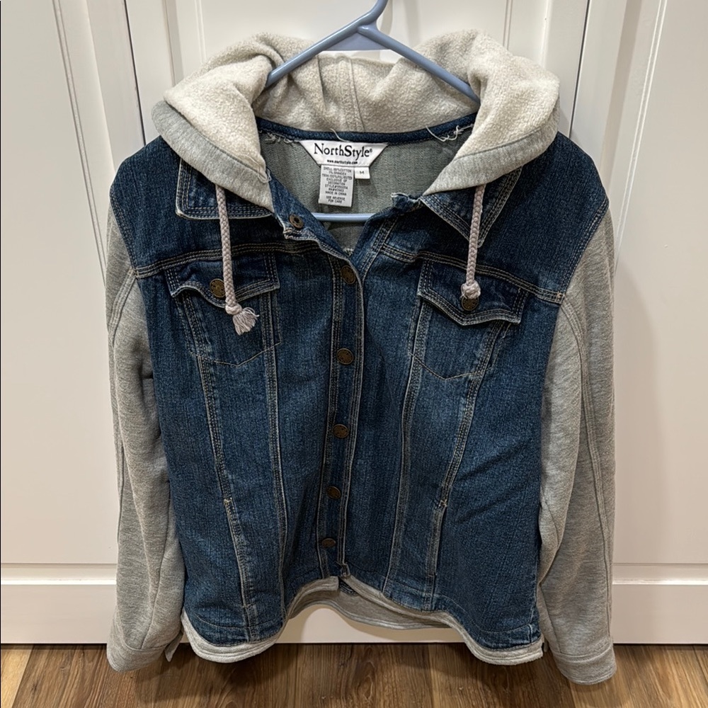 Jean jacket hoodie